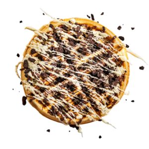 Waffle Ciocolată Albă, Nutella & Oreo Crumbs